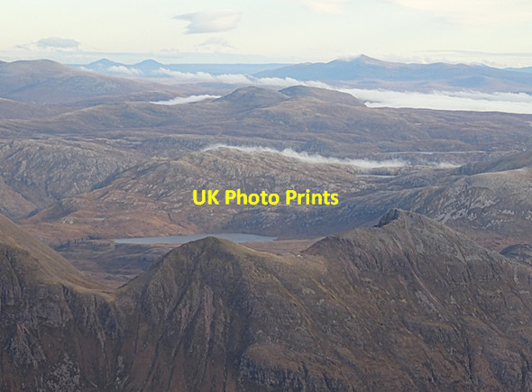 Photo 6"x4" Quinag and Loch na Gainmhich Loch na Gainmhich\/NC2428 c2018