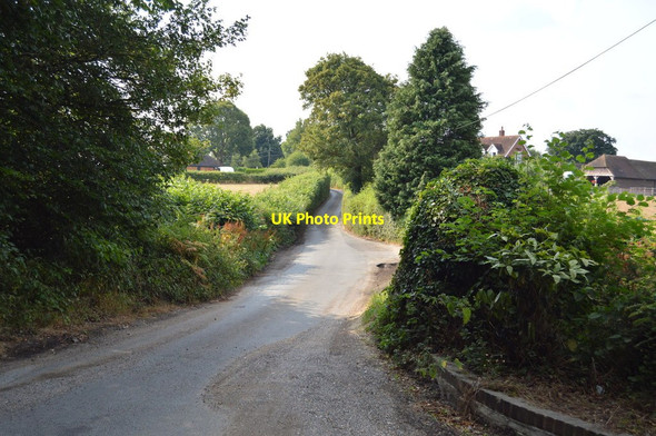 Photo 6"x4" Lane to Bix Manor Farm Broadplat c2018