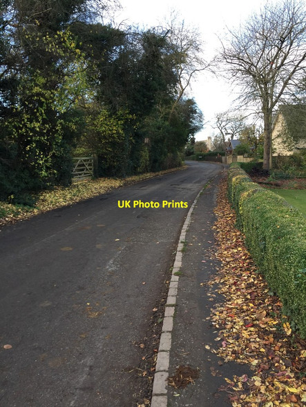 Photo 6"x4" Road through the village of Laxton Laxton\/SP9496 c2018