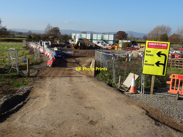 Photo 6"x4" Entrance to works site beside the A4104 Holly Green\/SO8641 c2018