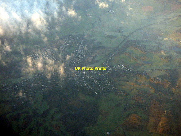 Photo 6"x4" Kilmacolm from the air Kilmacolm c2018