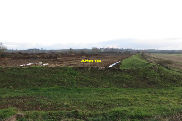 Photo 6"x4" New quarry workings by the Nene Whiston\/SP8460 c2018