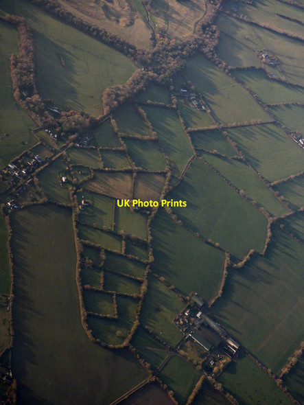 Photo 6"x4" Farmland near Killeen Castle from the air Tara\/N9458 c2018