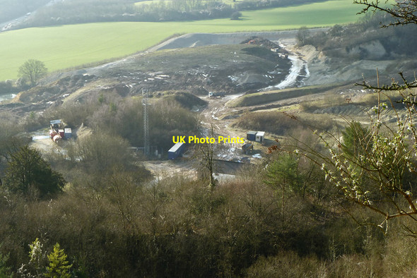 Photo 6"x4" Oxted Quarry Limpsfield c2011