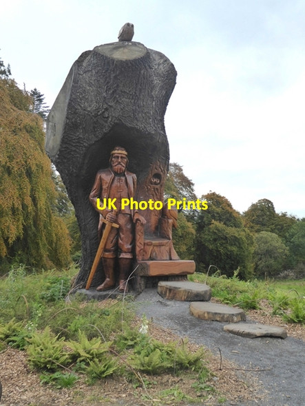 Photo 6"x4" King Malachy's Throne in the grounds of Belvedere House Gaybrook c2018