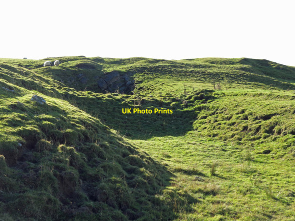 Photo 6"x4" Disused quarry, White Hills Ireshopeburn c2018