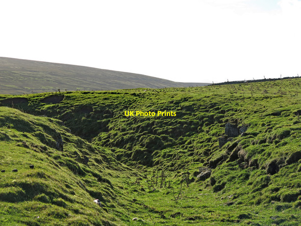 Photo 6"x4" Another disused quarry, White Hills Ireshopeburn c2018