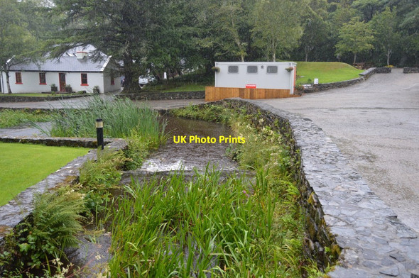 Photo 6"x4" Stream, Connemara National Park Visitor Centre Letterfrack c2018
