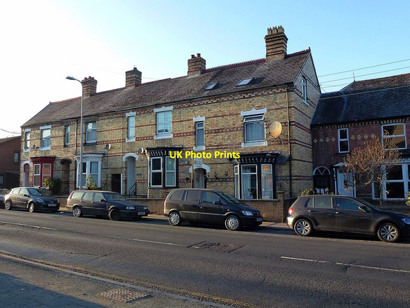 Photo 6"x4" Terrace on New Road Newtown\/Y Drenewydd c2018
