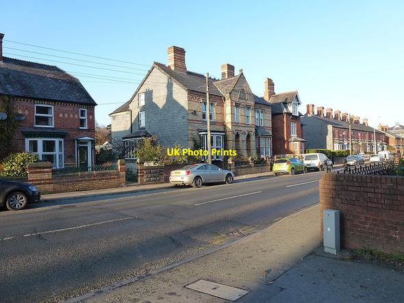 Photo 6"x4" Houses on New Road Newtown\/Y Drenewydd c2018