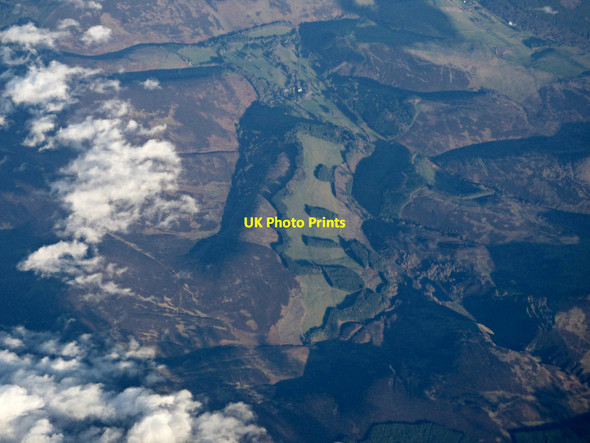 Photo 6"x4" The Glen from the air Stake Law\/NT2731 c2018
