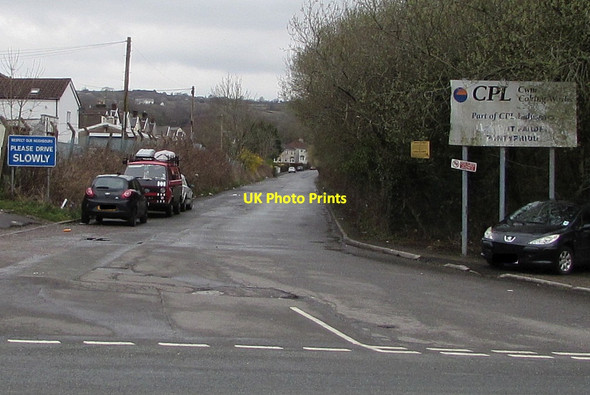 Photo 6"x4" Road towards the former Cwm Coking Works, Tynant Tynant\/ST0685 c2018