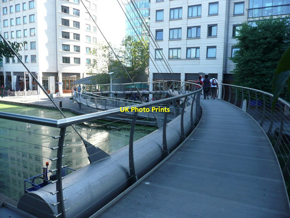 Photo 6"x4" Bridge over canal near Paddington Basin Paddington\/TQ2681 c2012