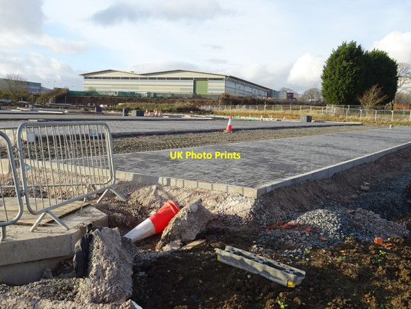 Photo 6"x4" Worcester Parkway Station under construction Norton\/SO8850 c2018