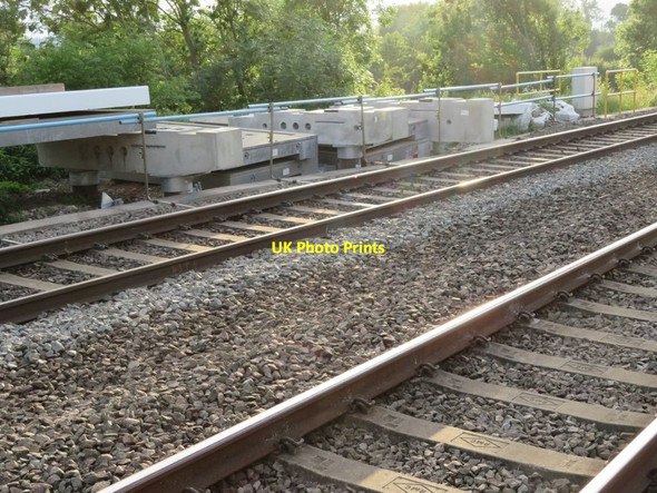 Photo 6"x4" Rest of the platform Cholsey c2018