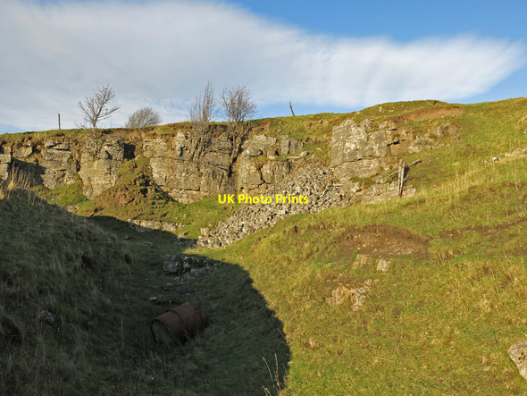 Photo 6"x4" Disused quarry, Carr Brow Pastures East Blackdene c2018