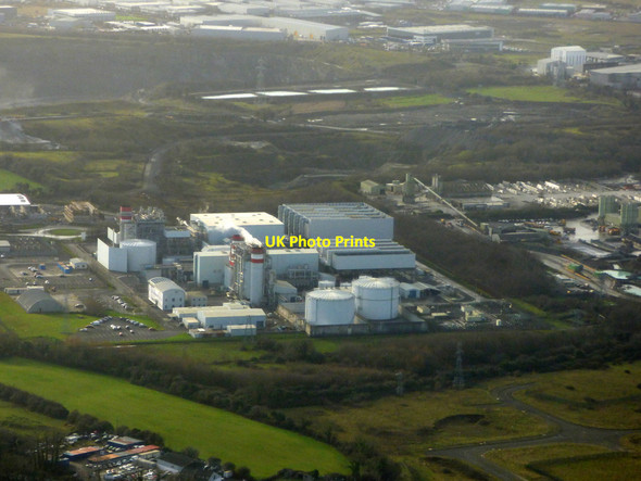 Photo 6"x4" Huntstown power station from the air St. Margaret's c2019