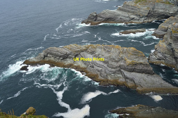 Photo 6"x4" The foot of the Kerry Cliffs Portmagee c2018