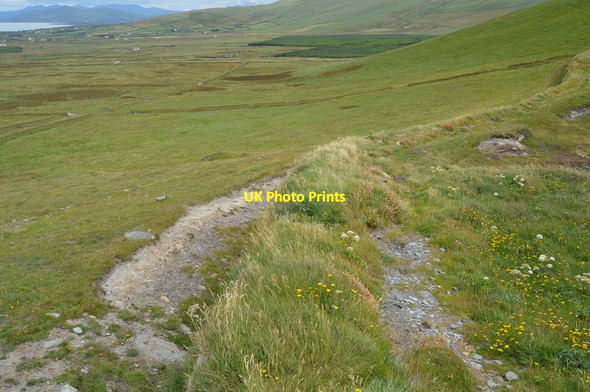 Photo 6"x4" Cliff top embankment Portmagee c2018