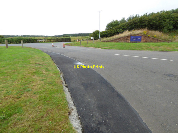 Photo 6"x4" Entrance to Dundonald Links Golf Club Shewalton c2018