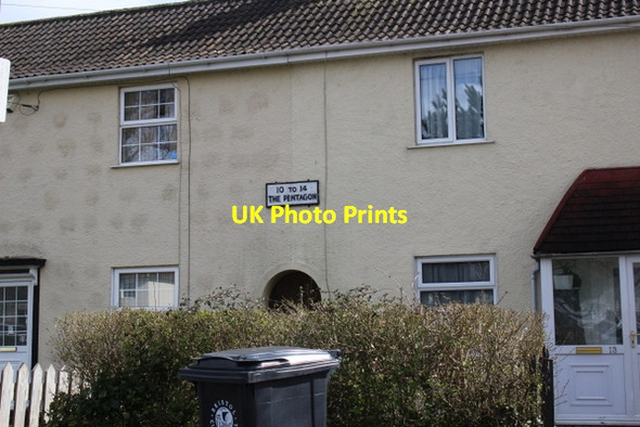 Photo 6"x4" Terraced Houses in Bowerleaze Sea Mills\/ST5576 c2018