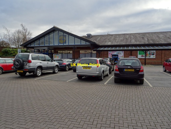 Photo 6"x4" Lidl supermarket, Malvern Link Great Malvern c2019