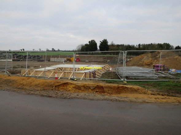 Photo 6"x4" Works by Church Road Bradfield\/TG2733 c2018