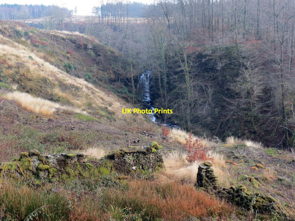 Photo 6"x4" Sgwt Nant Clwyd \/  Clwyd Stream waterfall Blaengwrach c2019