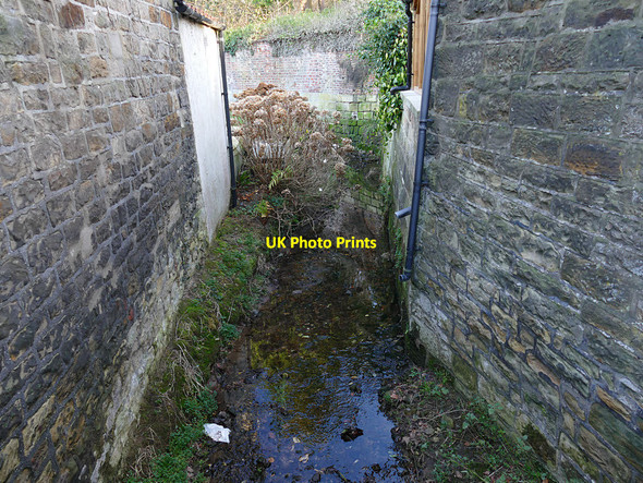 Photo 6"x4" Stream in the heart of Ruswarp village Whitby\/NZ8910 c2019