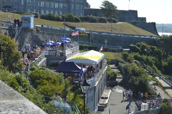 Photo 6"x4" Cafe on The Sound Mount Batten c2018