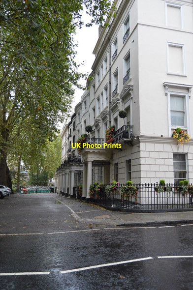 Photo 6"x4" Terrace, Sussex Gardens Paddington\/TQ2681 c2018