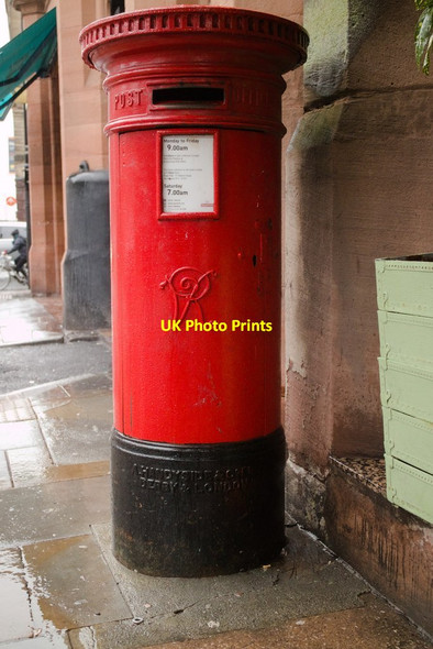 Photo 6"x4" Victorian Postbox, Peter Street Manchester c2019