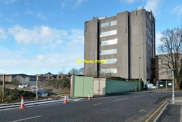 Photo 6"x4" Telephone exchange, Staines Staines c2015