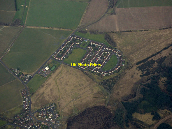 Photo 6"x4" Netherburn from the air Netherburn\/NS8047 c2019