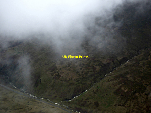 Photo 6"x4" The B822 Crow Road from the air Clachan of Campsie c2019
