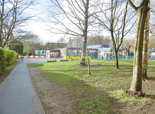 Photo 6"x4" Hulme, first school Manchester c2019