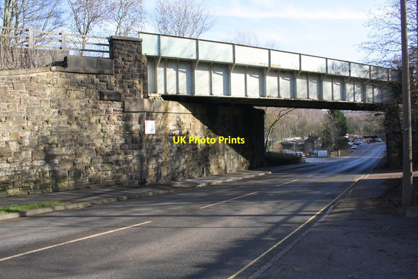 Photo 6"x4" Railway Bridge over Unstone Hill Dronfield c2019