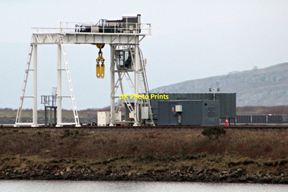 Photo 6"x4" Nuclear flask handling crane Fairlie c2019