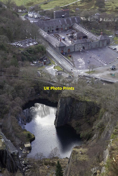 Photo 6"x4" Pool at Vivian Quarry Llanberis c2019