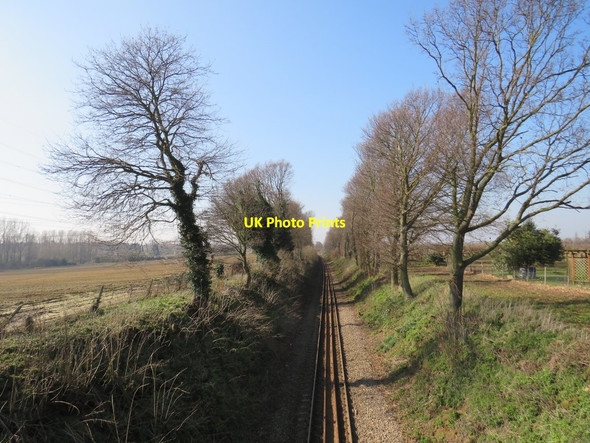 Photo 6"x4" Railway line near Cliffe Cliffe Woods c2019
