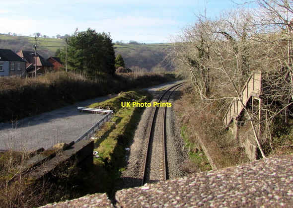 Photo 6"x4" Remains of Bedlinog railway station Bedlinog c2019