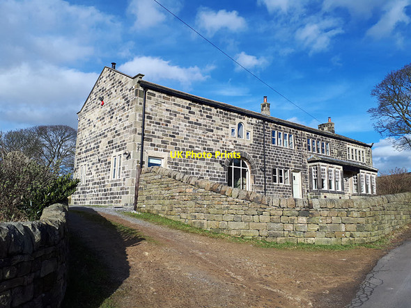 Photo 6"x4" Manor House, Wadsworth Lane Hebden Bridge c2019