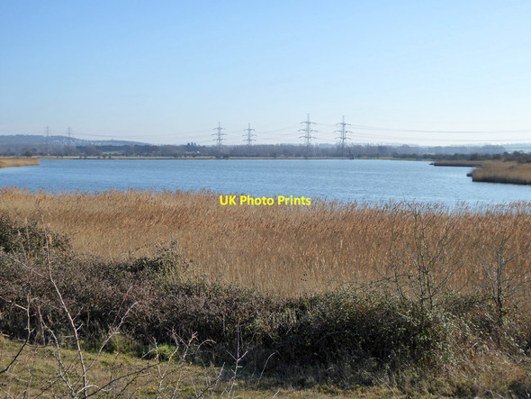 Photo 6"x4" Gravel works lagoon, Cliffe Church Street\/TQ7174 c2019 P1