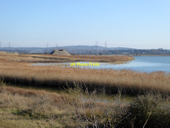 Photo 6"x4" Gravel works lagoon, Cliffe Church Street\/TQ7174 c2019 P2