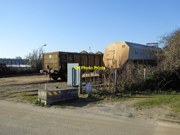 Photo 6"x4" Railway sidings at Brett Aggregates, Cliffe Church Street\/TQ7174 c2019