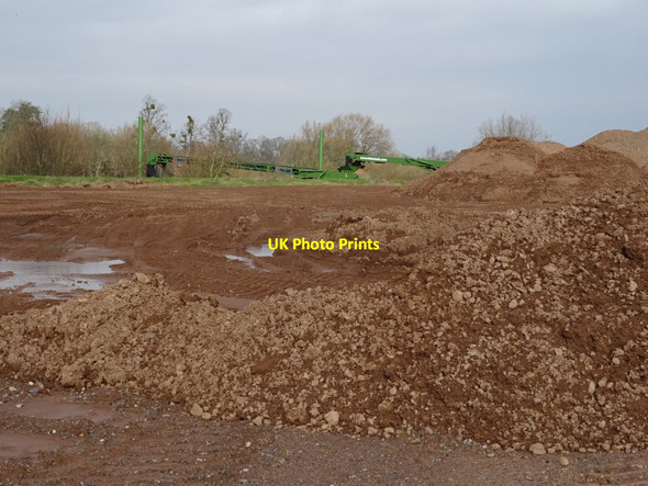 Photo 6"x4" Gravel pit workings Church End\/SO8341 c2019