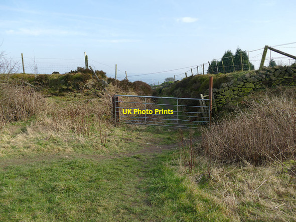 Photo 6"x4" Former quarry access behind Daisy Bank Farm Biddulph c2019