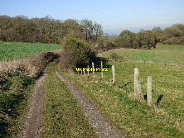 Photo 6"x4" Bridleway and farmland, Fosbury Fosbury\/SU3158 c2017 P1