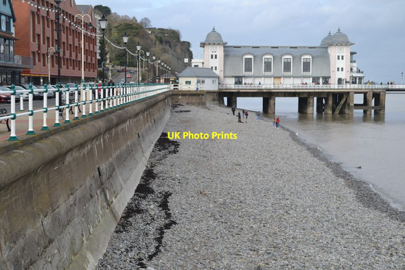 Photo 6"x4" Penarth beach and pier Penarth\/ST1871 c2019