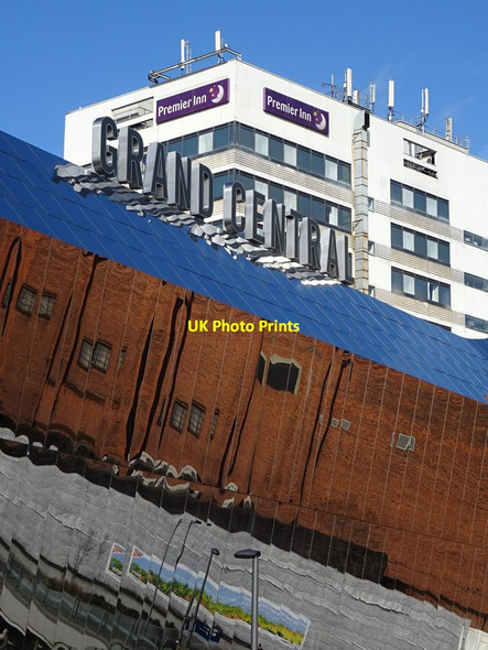 Photo 6"x4" Premier Inn and New Street Station Birmingham c2019